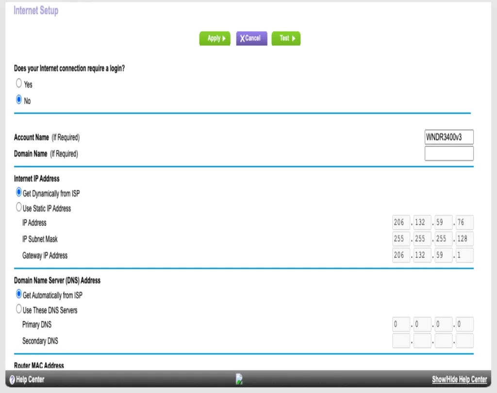 Setting Up Configuration